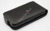 Кожен калъф Flip за HTC 8X - Черен