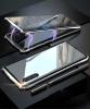 Магнитен калъф Bumper Case 360° FULL за Samsung Galaxy Note 10 N970 - прозрачен / сребриста рамка