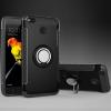 Силиконов гръб TPU Rotary с твърда част и 360° въртяща стойка за Xiaomi RedMi 4X - черен