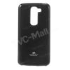 Луксозен силиконов калъф / гръб / TPU Mercury GOOSPERY Jelly Case за LG G2 Mini D620 - черен с брокат