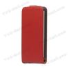 Кожен калъф Flip тефтер за Huawei U8950D Ascend G600 - червен