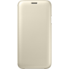 Оригинален калъф Flip Wallet Cover EF-WJ530CFEGWW за Samsung Galaxy J5 2017 J530 - златист