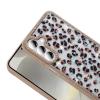 Луксозен гръб / кейс / Pearl Case с камъни за Samsung Galaxy A16 -  леопард