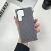 Луксозен гръб / кейс / Troy Case с безжично зареждане MagSafe за Samsung Galaxy S24 Ultra - сив / carbon