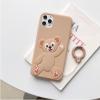 Силиконов калъф / гръб / TPU 3D за Apple iPhone 6 / iPhone 7 / iPhone 8 / iPhone SE2 2020 - Cartoon Duffy Bear / бежов