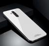 Луксозен стъклен твърд гръб за Huawei Mate 20 Lite - бял