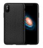 Луксозен силиконов калъф / гръб / TPU ROCK DOT Series за Apple iPhone X - черен