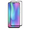 3D full cover Tempered glass Full Glue screen protector Huawei P Smart 2019 / Извит стъклен скрийн протектор с лепило от вътрешната страна за Huawei P Smart 2019 - черен