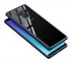 Луксозен твърд гръб Rock Clarity Series за Samsung Galaxy Note 9 - прозрачен / тъмно син кант