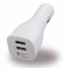 Оригинално зарядно за кола с 2 USB изхода 12V EP-LN920BB 2.0A за Samsung / Fast Dual Car Charger - бяло