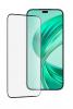 5D full cover Tempered glass Full Glue screen protector Honor X8C / Извит стъклен скрийн протектор с лепило от вътрешната страна за Honor X8C - черен кант