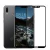 3D full cover Tempered glass Full Glue screen protector Huawei Honor Play / Извит стъклен скрийн протектор с лепило от вътрешната страна за Huawei Honor Play - черен
