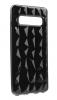 Луксозен силиконов калъф / гръб / TPU за Samsung Galaxy S10 Plus - призма / черен
