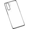Луксозен силиконов калъф / гръб / TPU за Samsung Galaxy Note 10 Plus N975 - прозрачен / черен кант