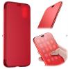Луксозен силиконов калъф Baseus Touchable Flip Case за Apple iPhone XS MAX - червен
