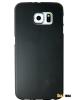 Ултра тънък силиконов калъф / гръб / TPU Ultra Thin i-Zore за Samsung Galaxy S6 G920 - черен / прозрачен