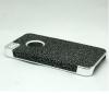 Заден предпазен капак блестящ за Apple iPhone 4 /4S - Черен