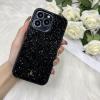 Луксозен твърд гръб Swarovski за Apple iPhone 15 Pro Max (6.7) - черен / камъни