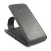 Кожен калъф Flip тефтер за Alcatel One Touch Idol 2 OT-6037K- черен
