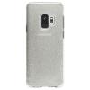 Силиконов калъф / гръб / TPU за Samsung Galaxy S9 Plus G965 - сребрист / брокат