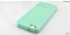 Луксозен силиконов гръб / калъф / TPU за Apple iPhone 4 / iPhone 4S - JELLY CASE Mercury / зелен с брокат