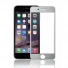 Алуминиев стъклен скрийн протектор / Tempered Glass Screen Protector Aluminum за Apple iPhone 6 Plus 5.5'' - сив