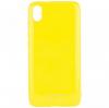 Силиконов калъф / гръб / Molan Cano Glossy Jelly Case за Apple iPhone XR - жълт / гланц / брокат