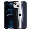 Силиконов калъф / гръб / TPU за Apple iPhone 13 6.1'' - Black Rainbow