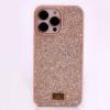 Луксозен твърд гръб Swarovski за Apple iPhone 16 Pro (6.3) - бежов / камъни