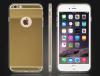 Силиконов калъф / гръб / TPU за Apple iPhone 6 / iPhone 6S - златист