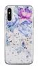 Луксозен силиконов калъф / гръб / TPU за Samsung Galaxy A7 2018 A750F - Далия / блестящи частици
