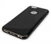 Силиконов калъф / гръб / TPU S-Line за Apple iPhone 6 4.7" - черен