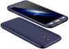 Луксозен твърд гръб GKK 3in1 360° Full Cover за Samsung Galaxy J7 2017 J730 - син / лице и гръб