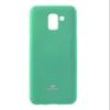 Луксозен силиконов калъф / гръб / TPU Mercury GOOSPERY Jelly Case за Samsung Galaxy J6 2018 - мента