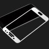 5D full cover Tempered glass Full Glue screen protector Samsung Galaxy J3 2017 J330 / Извит стъклен скрийн протектор с лепило от вътрешната страна за Samsung Galaxy J3 2017 J330 - бял