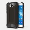 Силиконов гръб TPU Spigen Hybrid с твърда част за Huawei Y5 2017 / Huawei Y6 2017 - черен