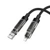 USB Кабел 4в1 USB-A / C към USB-C / Lightning HOCO 240W U151 1.2 м