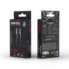 Аудио кабел AUX Maxlife 3.5mm мъжко 1м - черен