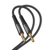 AUX Кабел XO NB-R175A мъжко 3.5 мм - мъжко 3.5 мм 1м - Черен
