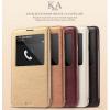 Луксозен кожен калъф Flip Cover S-View Kalaideng KA Series за Samsung Galaxy Note 3 N9000 / Note 3 N9005 - черен