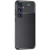 Луксозен силиконов калъф / кейс / Auto Focus Carbon Case Samsung Galaxy A34 - черен Карбон