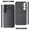Луксозен силиконов калъф / кейс / Auto Focus Carbon Case Samsung S26 FE - черен Карбон