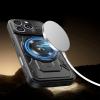 Удароустойчив твърд гръб / Кейс Ring Armor Case lens cover за iPhone 18 Pro Max - Черен