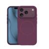 Силиконов калъф Silicone Thin MagSafe за iPhone 17 Pro / iPhone 18 Pro – Бордо