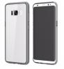Луксозен гръб Rock Pure Series за Samsung Galaxy S8 G950 - прозрачен / черен кант