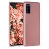 Силиконов калъф / гръб / TPU за Samsung Galaxy A41 - rose gold / мат