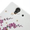 Силиконов калъф / гръб / TPU за Sony Xperia Z L36h - Peach Blossom