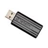USB Flash памет Verbatim PinStripe 64 GB - черна
