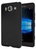 Силиконов калъф / гръб / TPU за Microsoft Lumia 950 - черен / матиран
