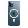 Силиконов калъф / гръб / Clear Case MagSafe за Apple iPhone 12 Pro Max 6.7" - Прозрачен